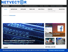 Tablet Screenshot of netvector.de